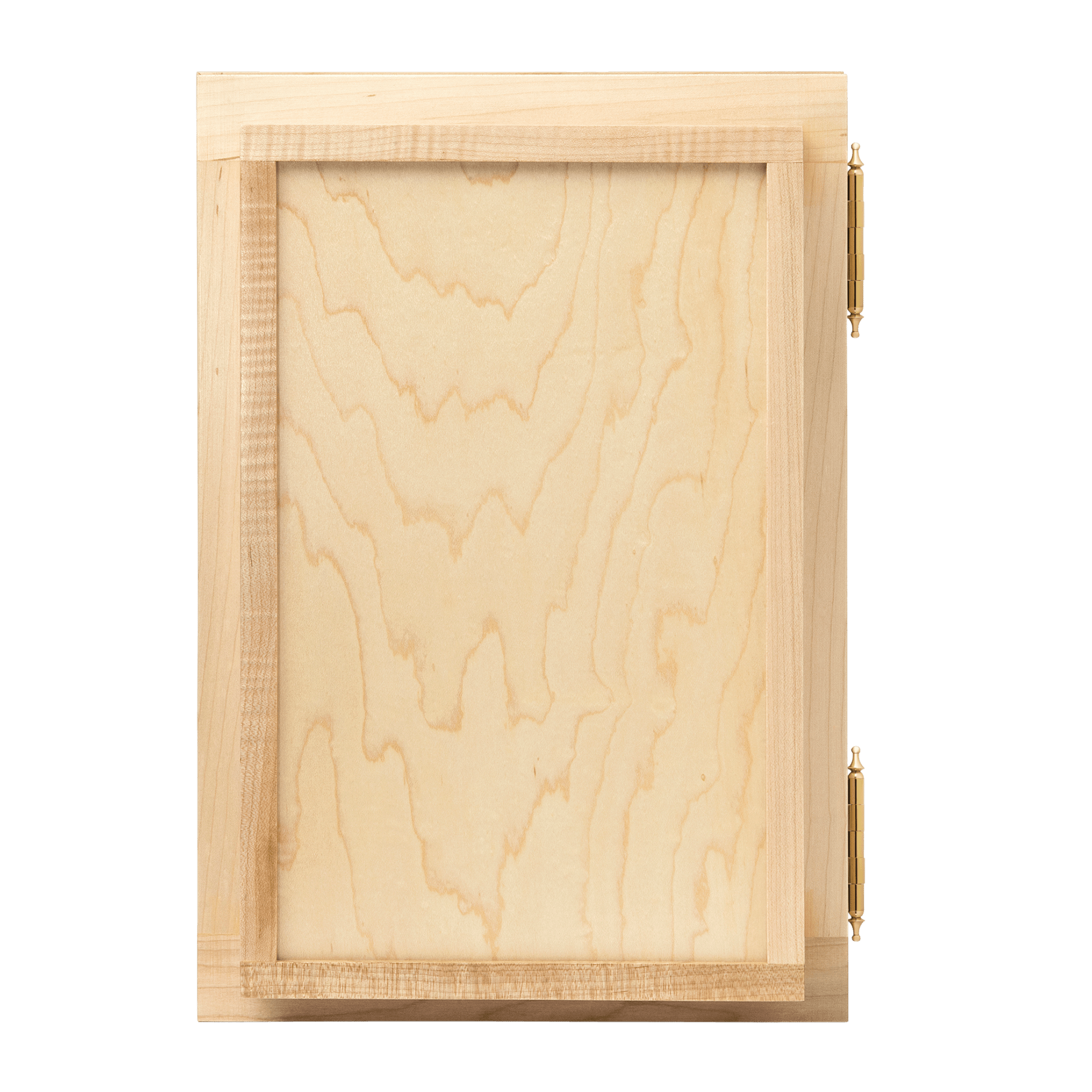 Magnus Luxury Recessed Medicine Cabinet in Maple Back View - Ättlingar