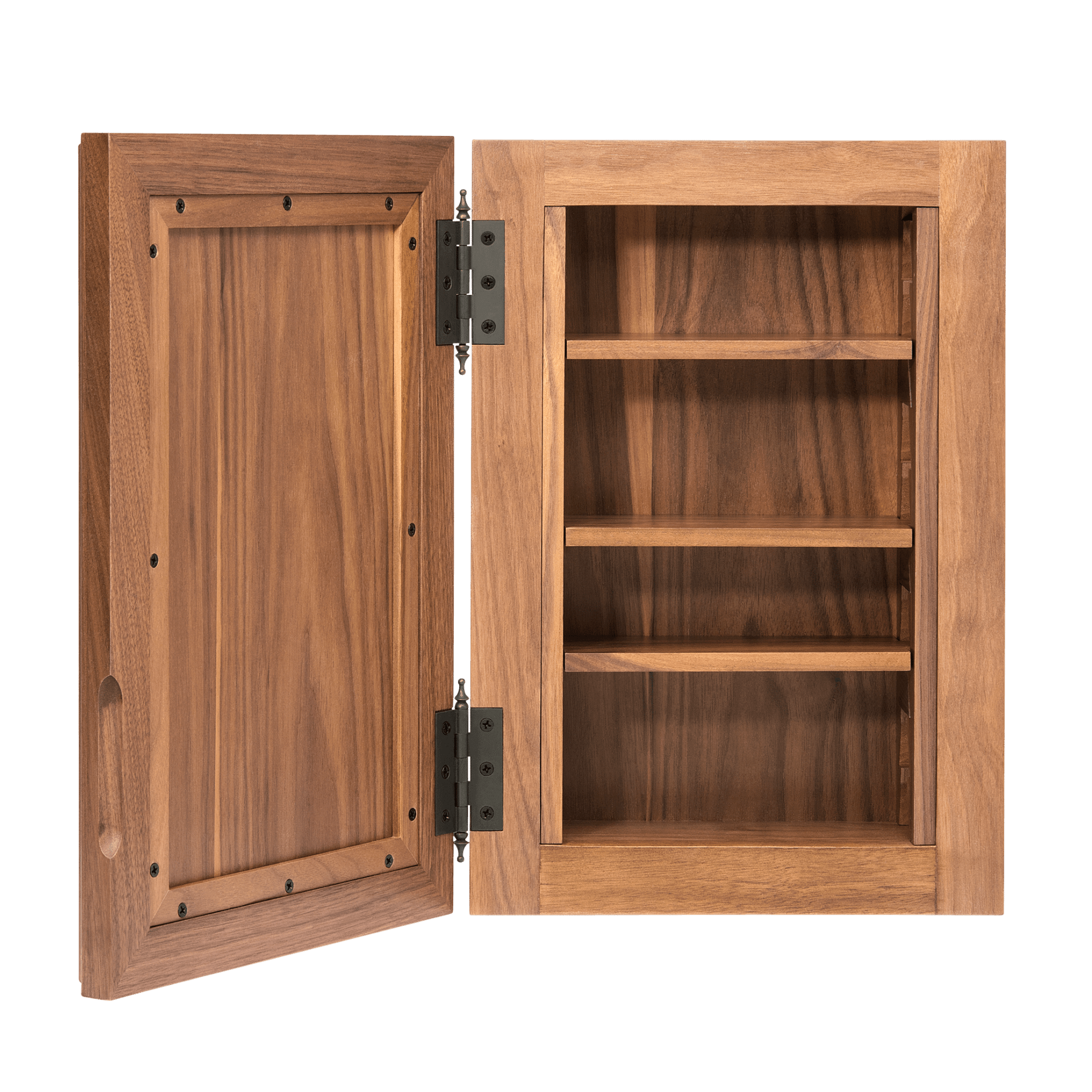 Magnus Medicine Cabinet in Walnut Open - Ättlingar