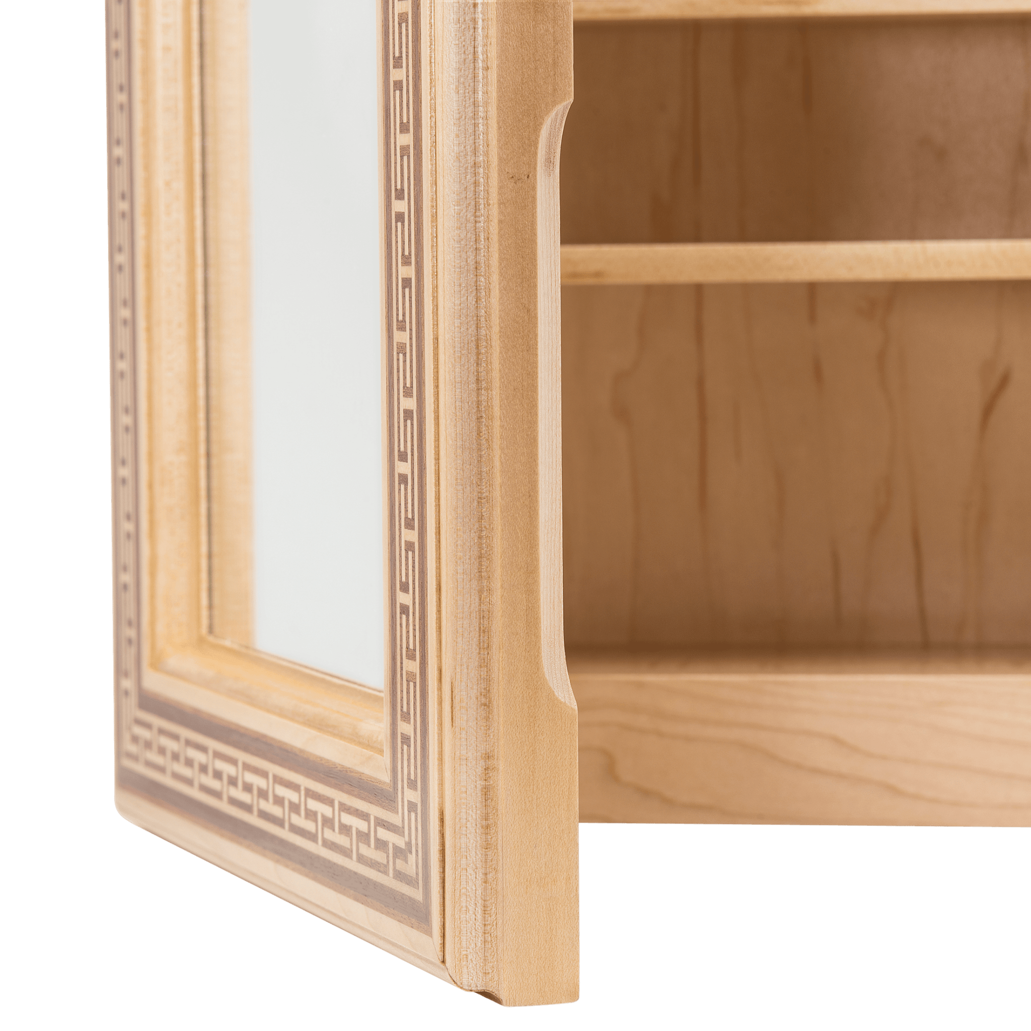 Rune Cabinet in Maple Close Up Bottom Corner - Ättlingar