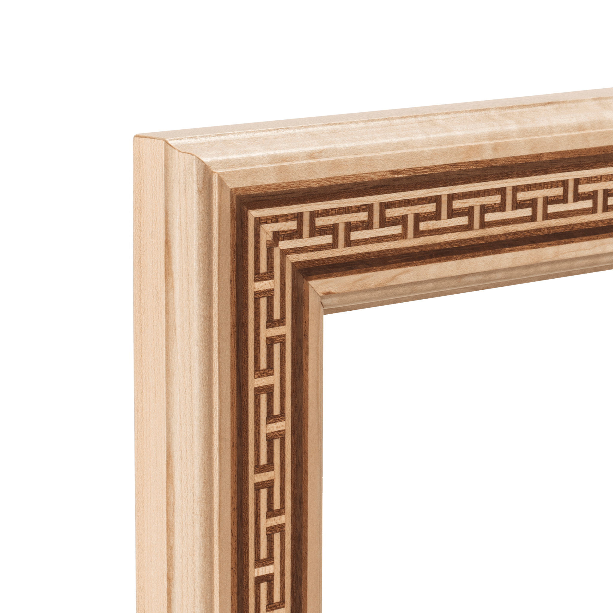 Rune Luxury Bathroom Mirror in Maple Close Up - Ättlingar