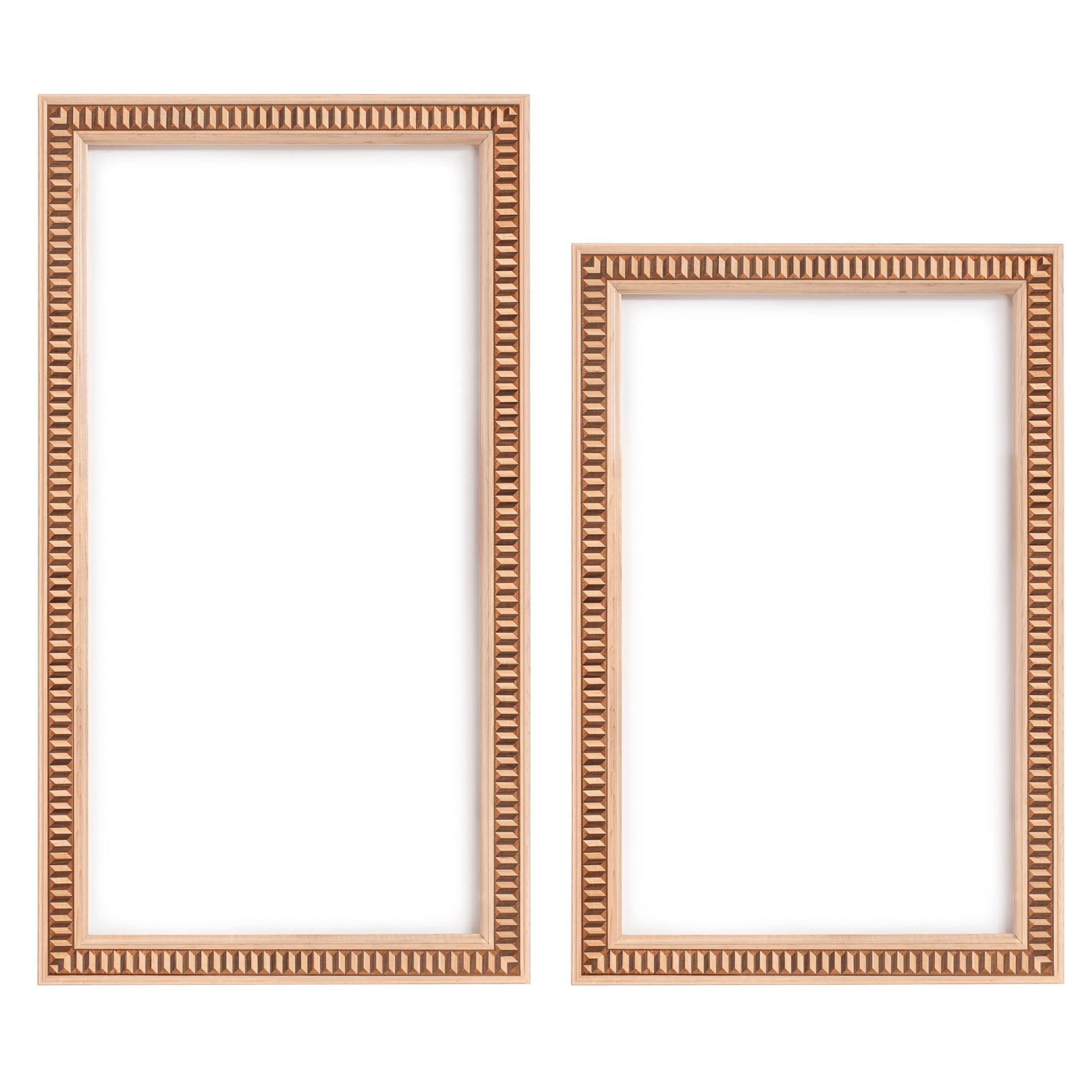 Gustava Luxury Bathroom Mirror two sizes in Walnut - Ättlingar