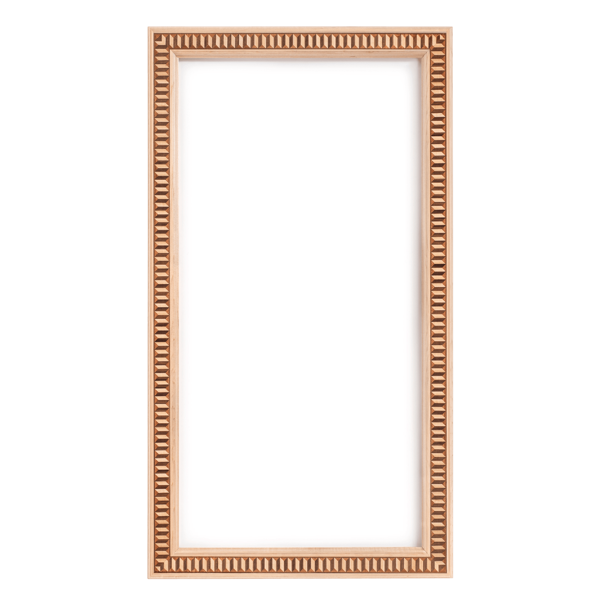 Magnus Wood Inlay Mirror in Maple - Ättlingar