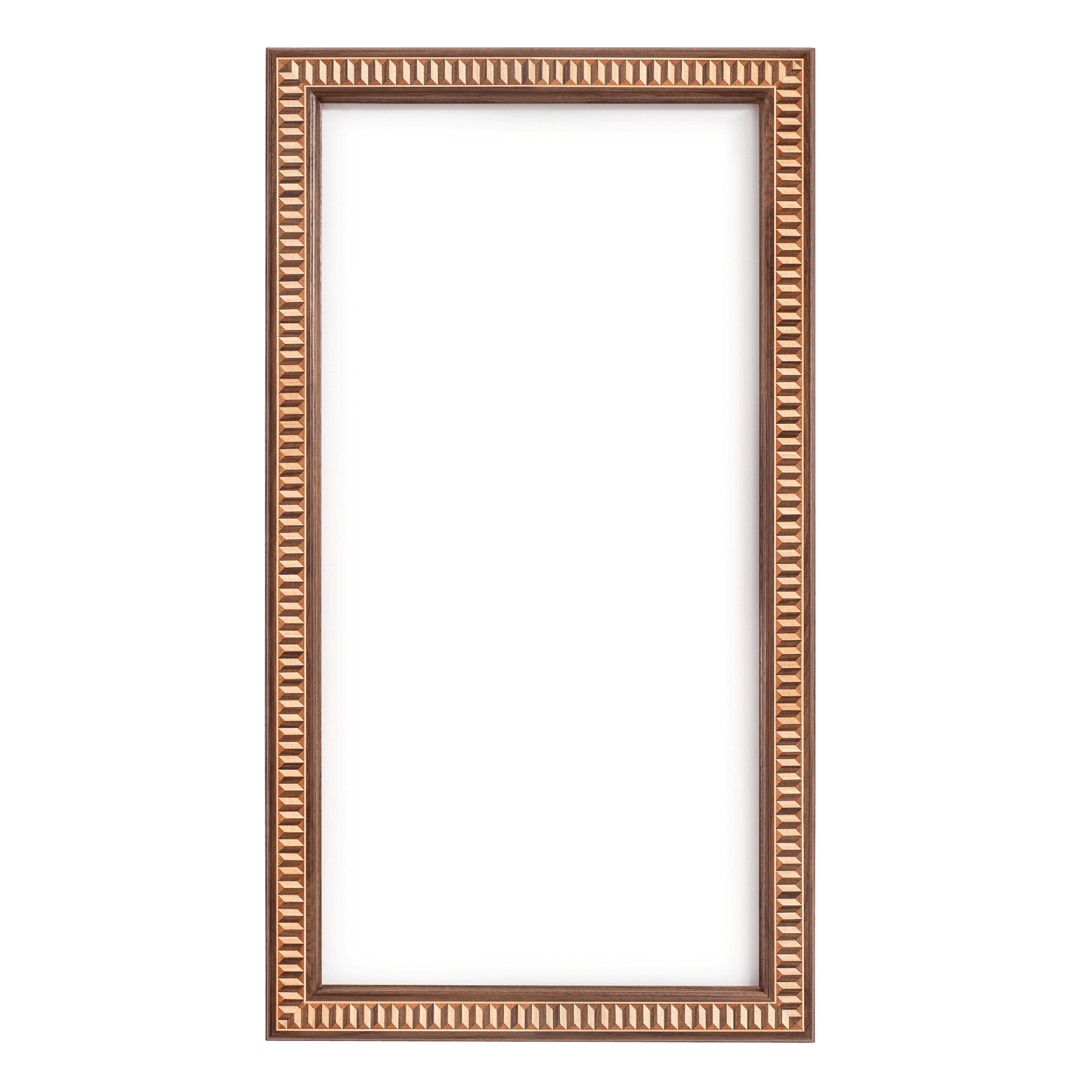 Magnus Wood Inlay Mirror in Walnut - Ättlingar